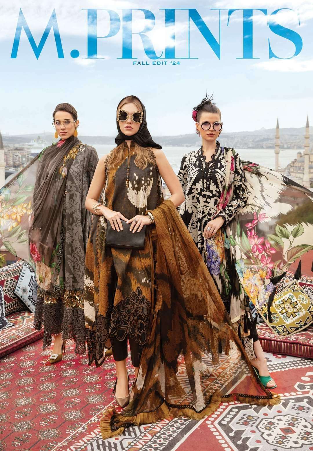 MPrints Fall Unstiched Collection 2024 By MariaB 